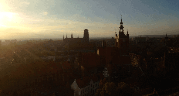 Gdańsk o poranku