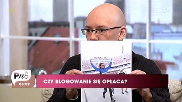 Paweł Krzos w TVP2